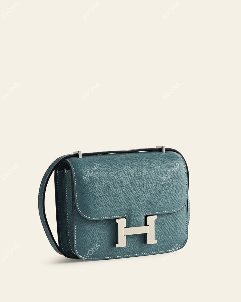VENICE DENIM BLUE - XS (18x16x4cm) / SILVER