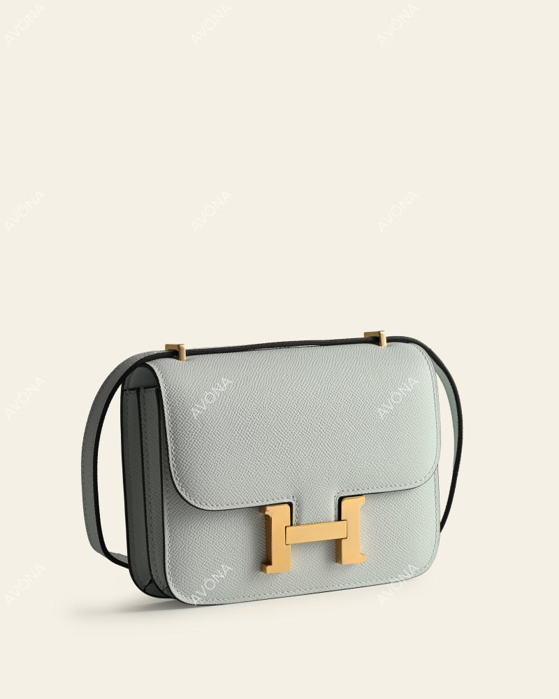 VENICE LINEN BLUE - XS (18x16x4cm) / GOLD