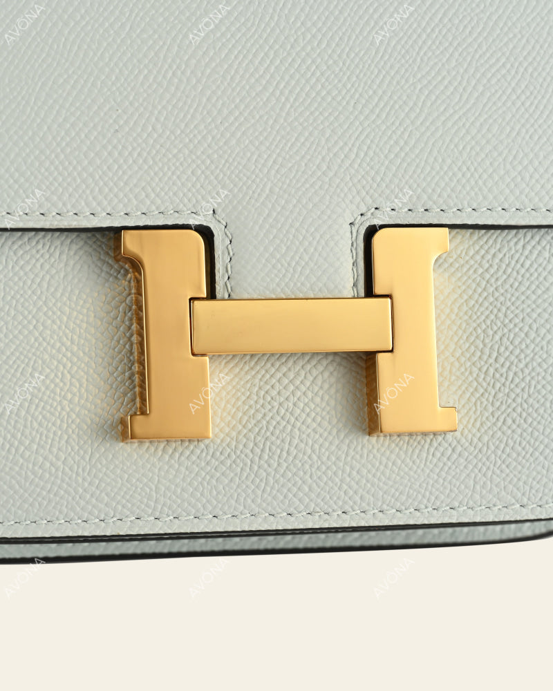 VENICE LINEN BLUE - XS (18x16x4cm) / GOLD