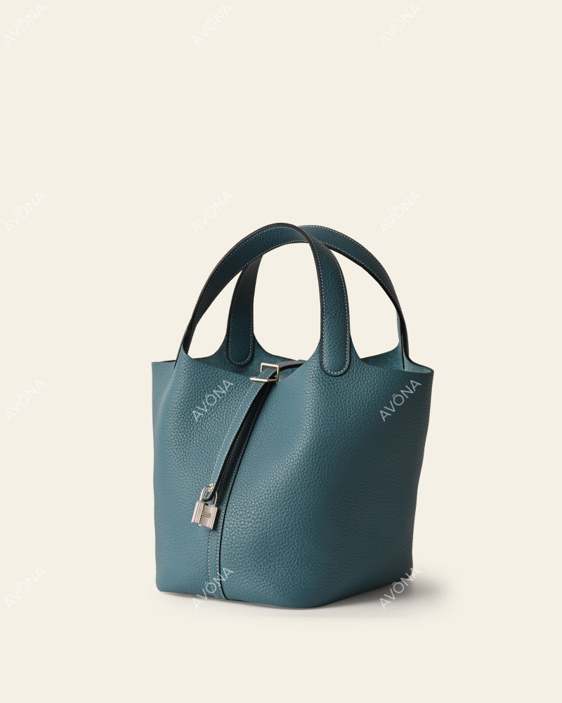 VIENNA DENIM BLUE - S - (W 18 × H 14 × D 17 cm) / SILVER