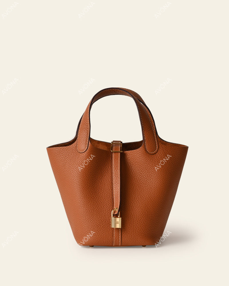 VIENNA GOLDEN BROWN - S - (W 18 × H 14 × D 17 cm) / GOLD