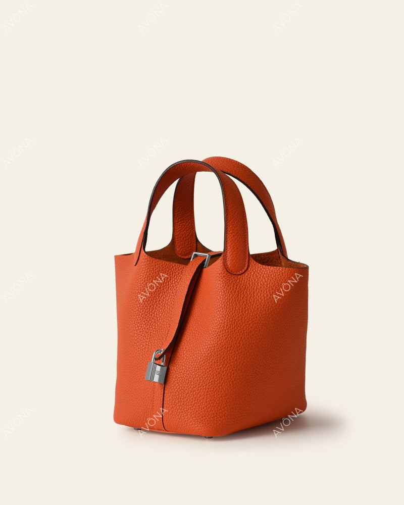 VIENNA ORANGE - S - (W 18 × H 14 × D 17 cm) / SILVER